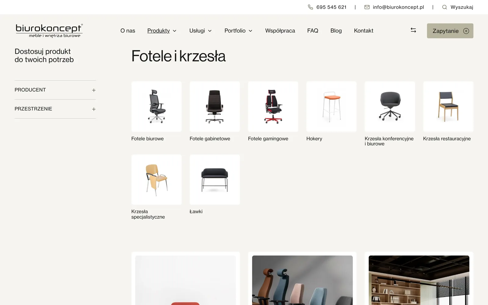 Kategoria Fotele i krzesła z kafelkami podkategorii