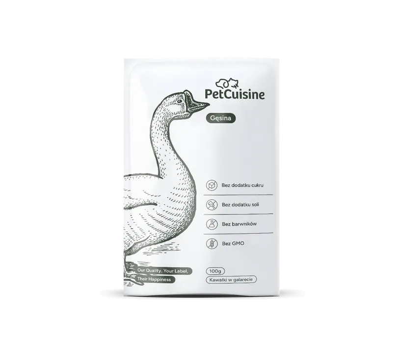Pouch PetCuisine, smak gęsina