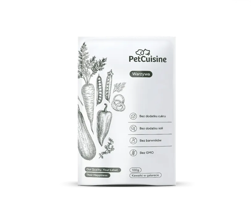 Pouch PetCuisine, smak warzywa