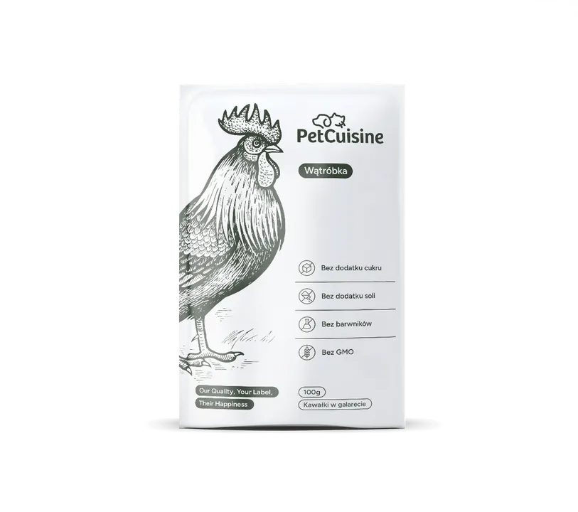 Pouch PetCuisine, smak wątróbka