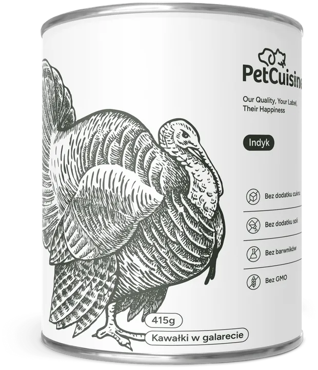 Puszka PetCuisine, smak indyk
