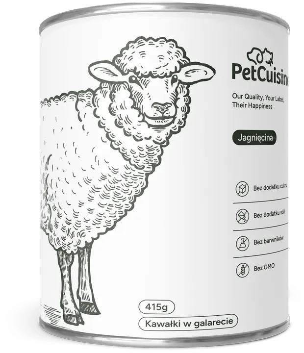 Puszka PetCuisine, smak jagnięcina