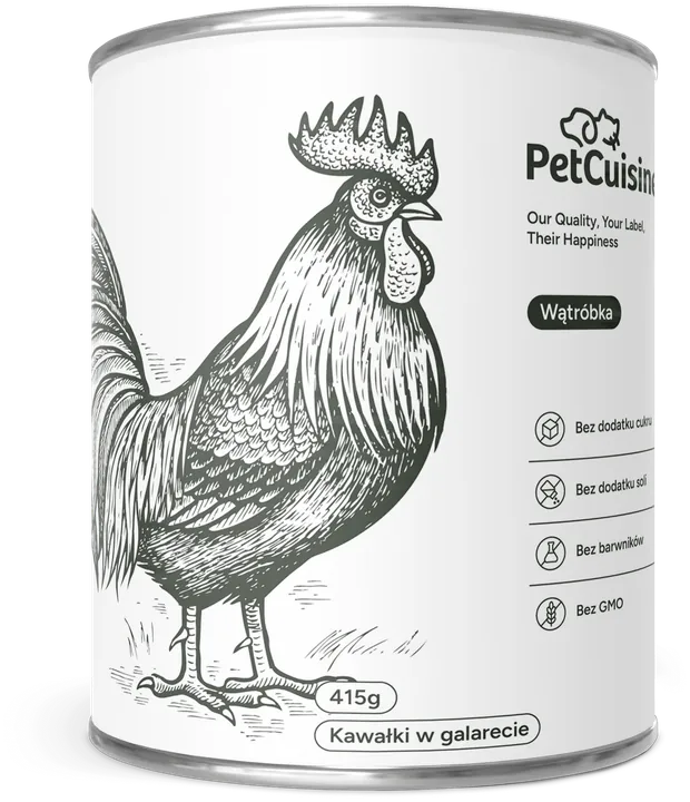 Puszka PetCuisine, smak wątróbka