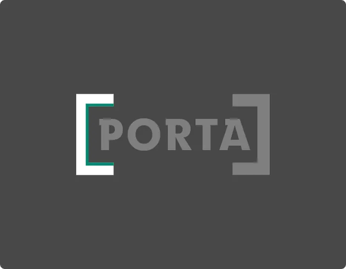 Logo Porta w nawiasach