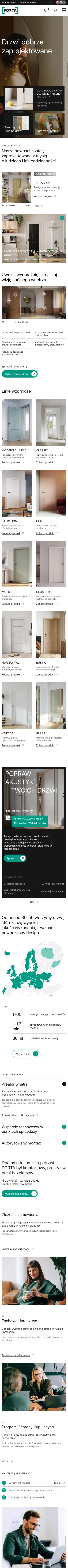Strona główna porta.com.pl na telefonie